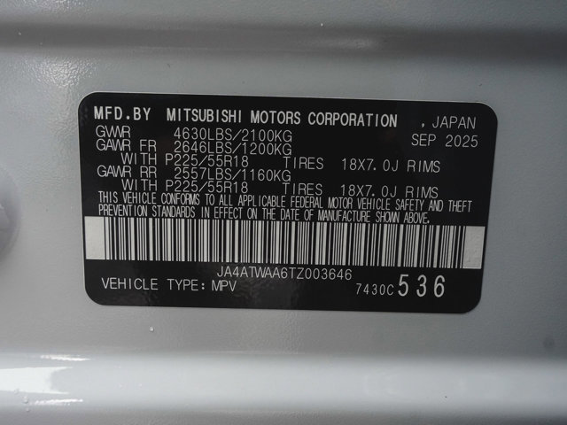 New 2026 Mitsubishi Eclipse Cross SE image 13