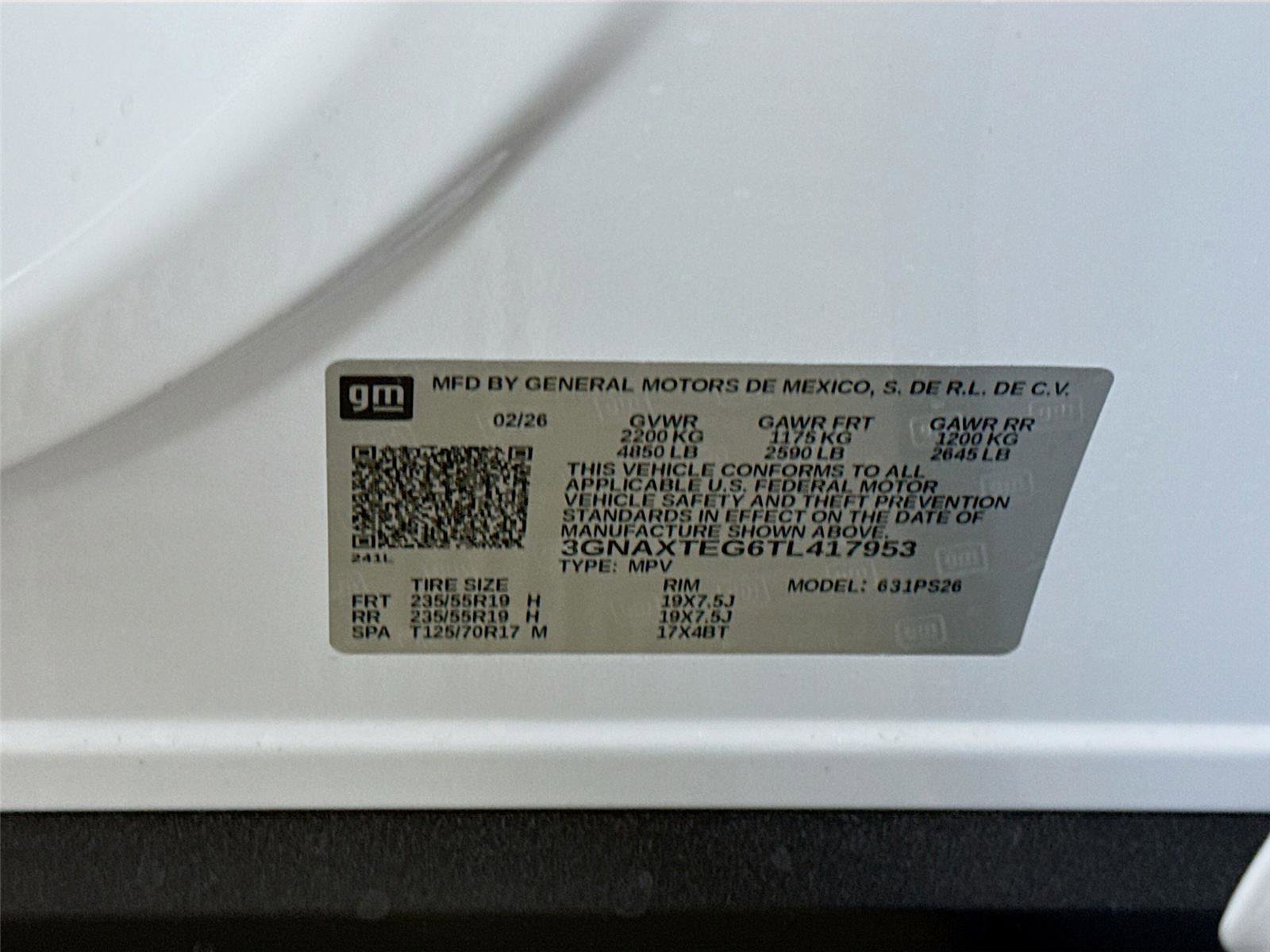 New 2026 Chevrolet Equinox RS w/ Convenience Package III image 26