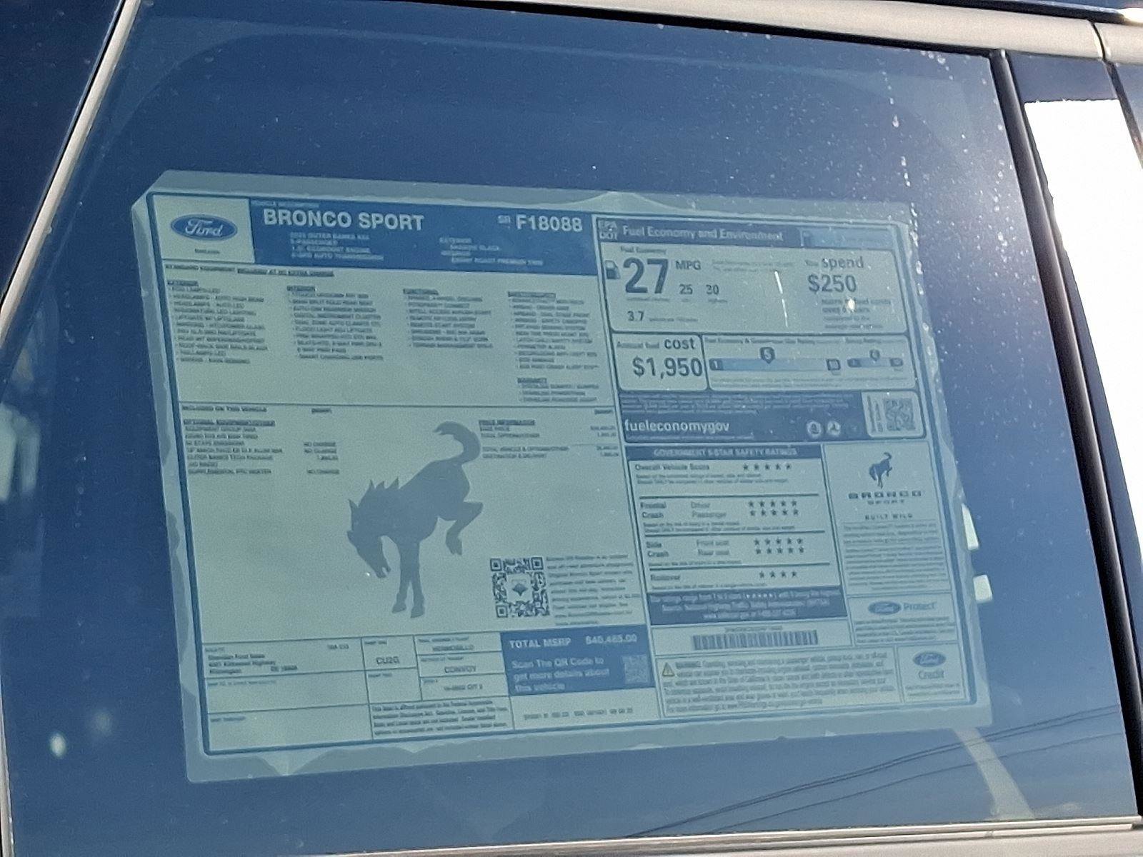 New 2025 Ford Bronco Sport Outer Banks w/ Outer Banks Tech Package+ image 19