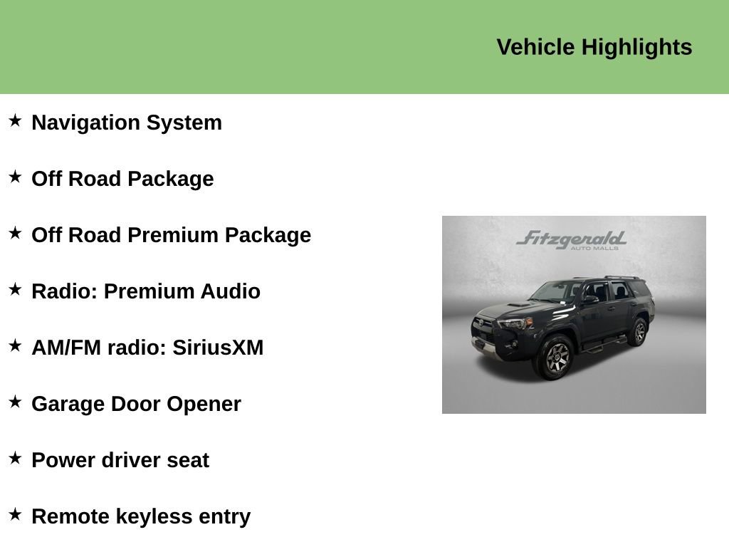 Used 2024 Toyota 4Runner TRD Off-Road Premium w/ Off Road Premium Plus Package AWD/4WD image 9