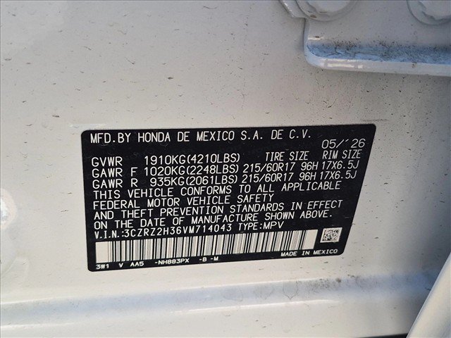 Certified 2027 Honda HR-V LX image 24