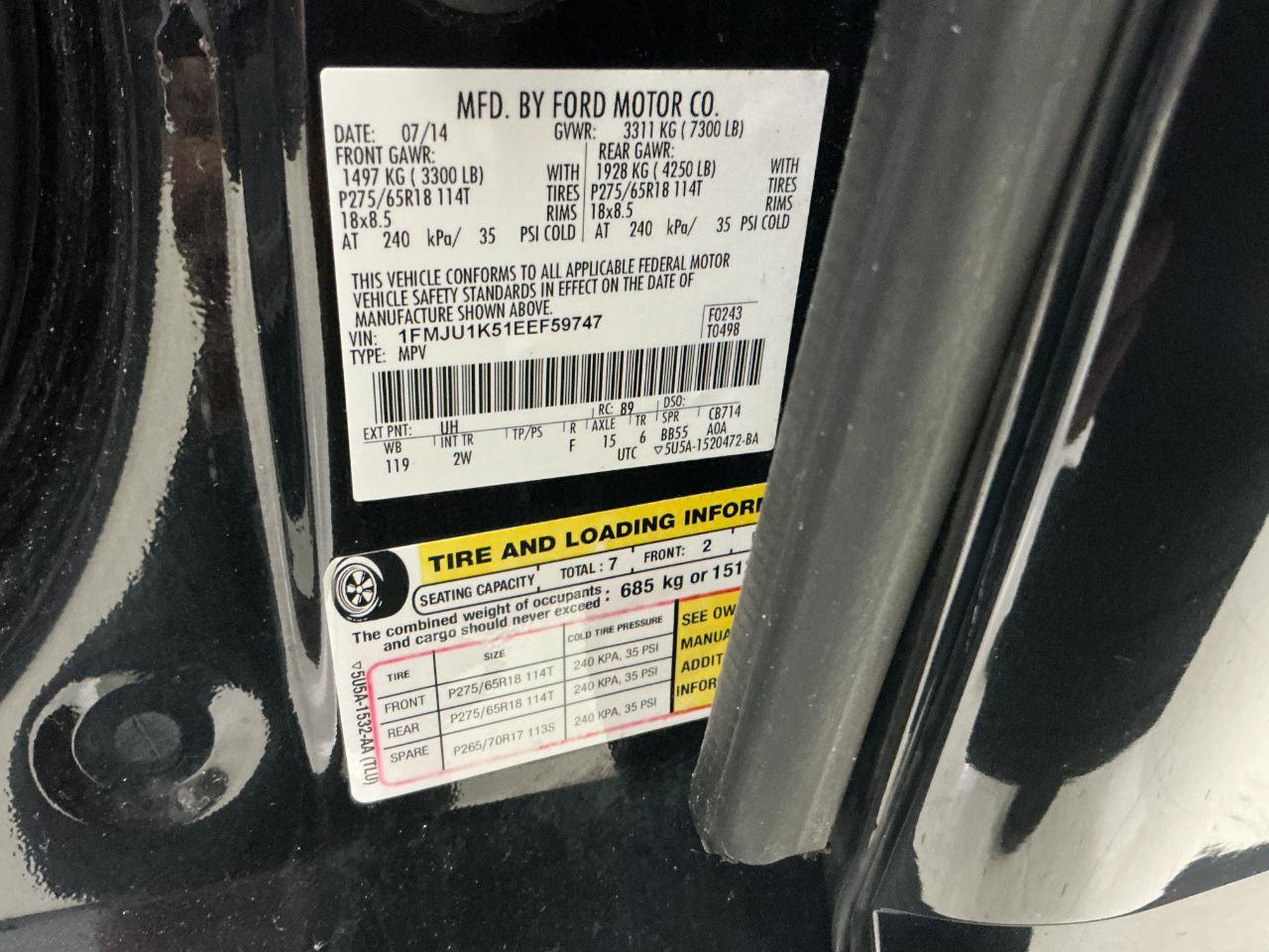 Used 2014 Ford Expedition Limited w/ Equipment Group 301A image 32