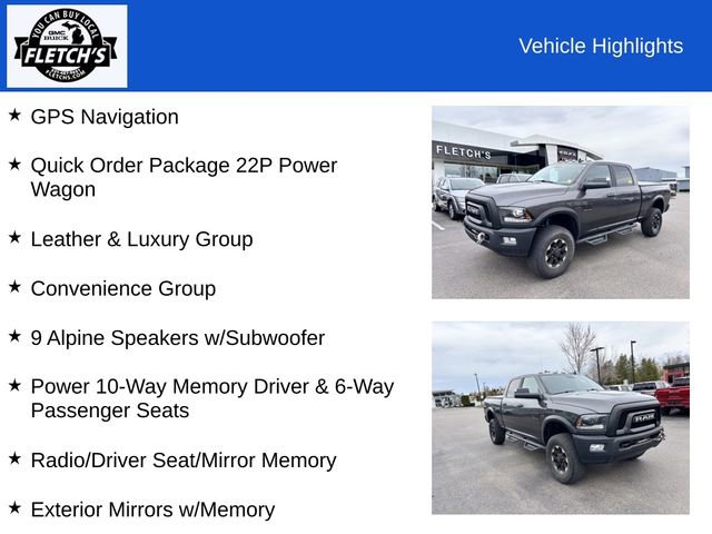 Used 2018 RAM 2500 Power Wagon w/ Leather & Luxury Group AWD/4WD image 2