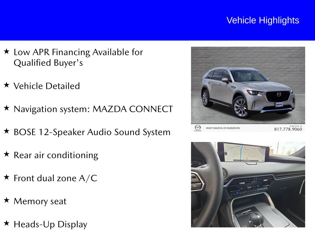 Certified 2026 MAZDA CX-90 3.3 Turbo w/ Premium Plus Pkg AWD/4WD image 10