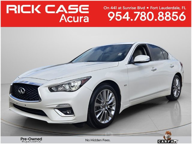 Used 2018 INFINITI Q50 Luxe w/ Essential Package (3.0T Luxe) AWD/4WD image 1
