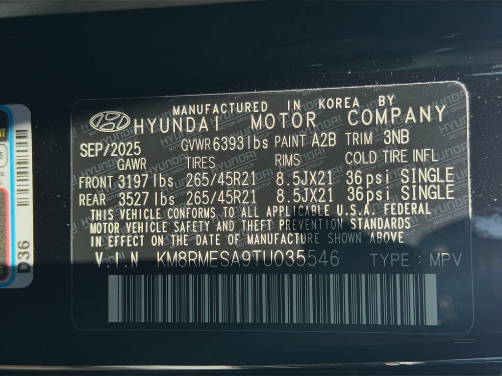 New 2026 Hyundai Palisade Calligraphy image 25