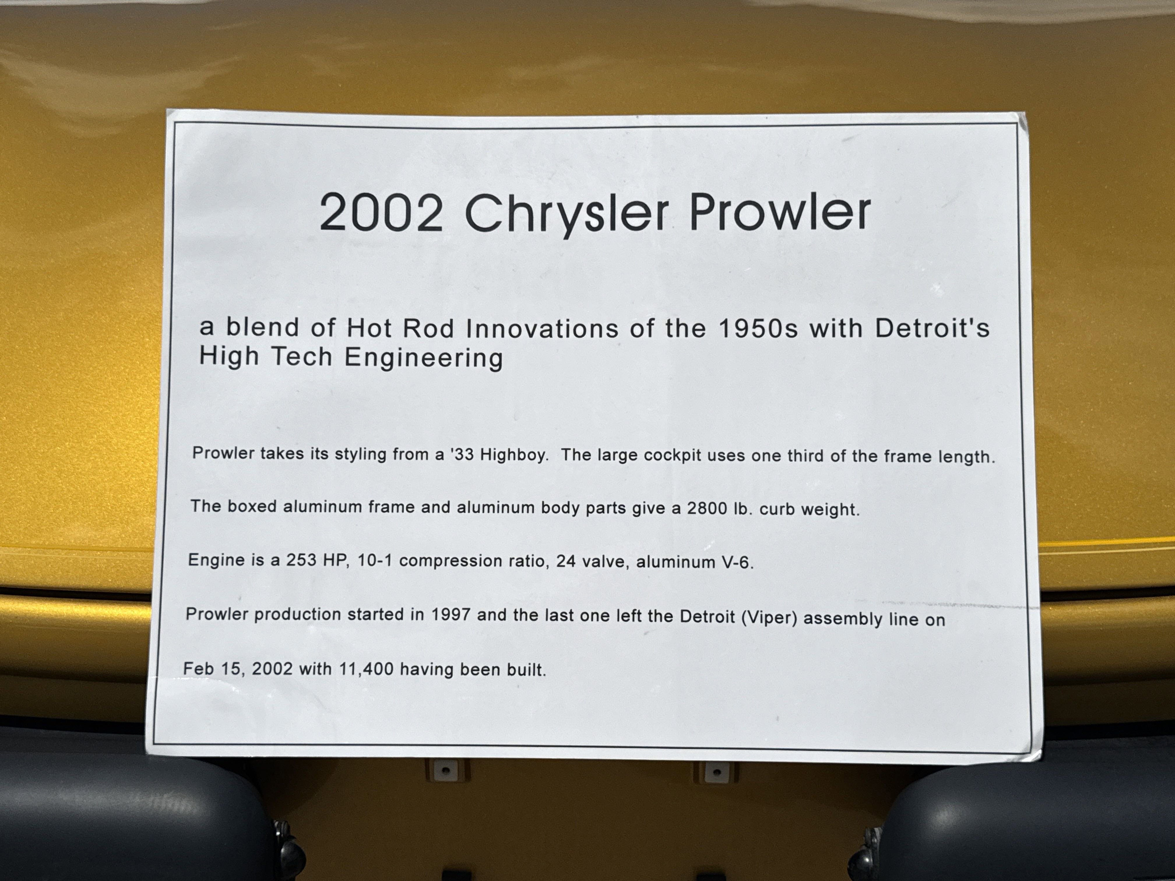 Used 2002 Chrysler Prowler image 36