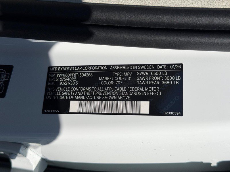 New 2026 Volvo XC90 T8 Ultra w/ Lounge Package AWD/4WD image 18