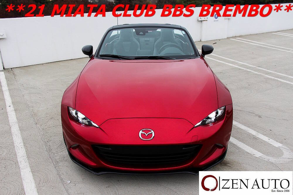 Used 2021 MAZDA MX-5 Miata Club w/ Brembo/BBS Recaro Package image 36