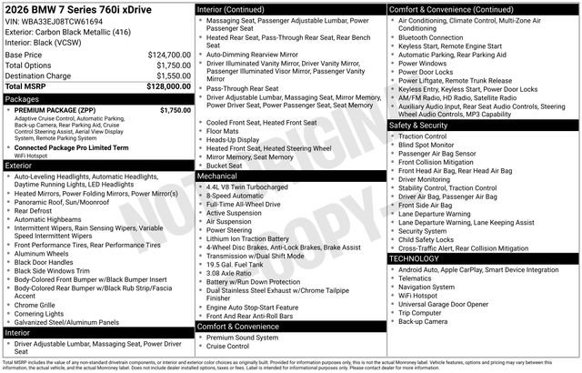 Used 2026 BMW 760i xDrive AWD/4WD image 38
