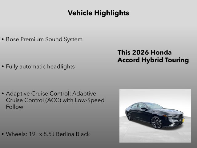 New 2026 Honda Accord Touring image 5