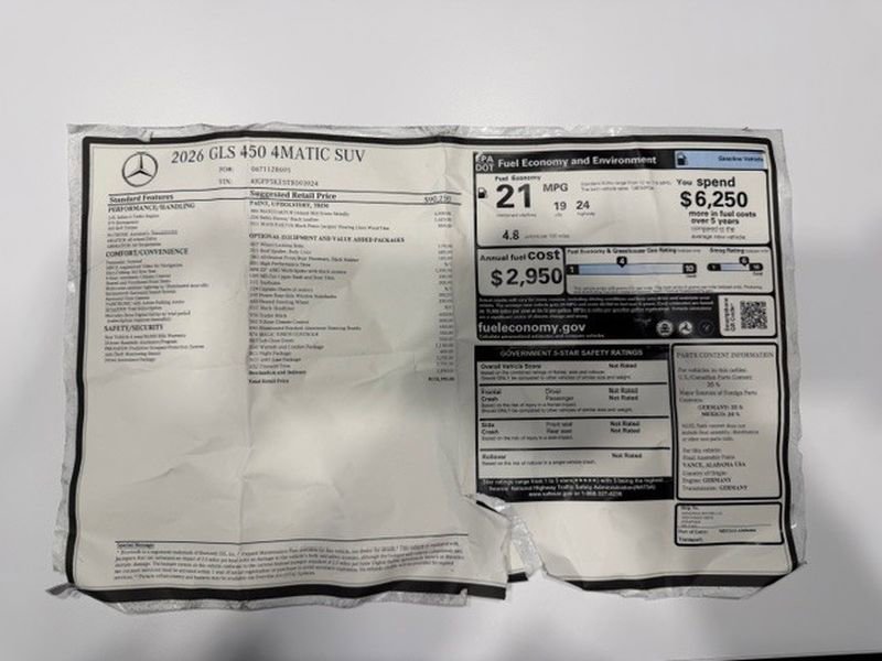 Used 2026 Mercedes-Benz GLS 450 4MATIC image 8