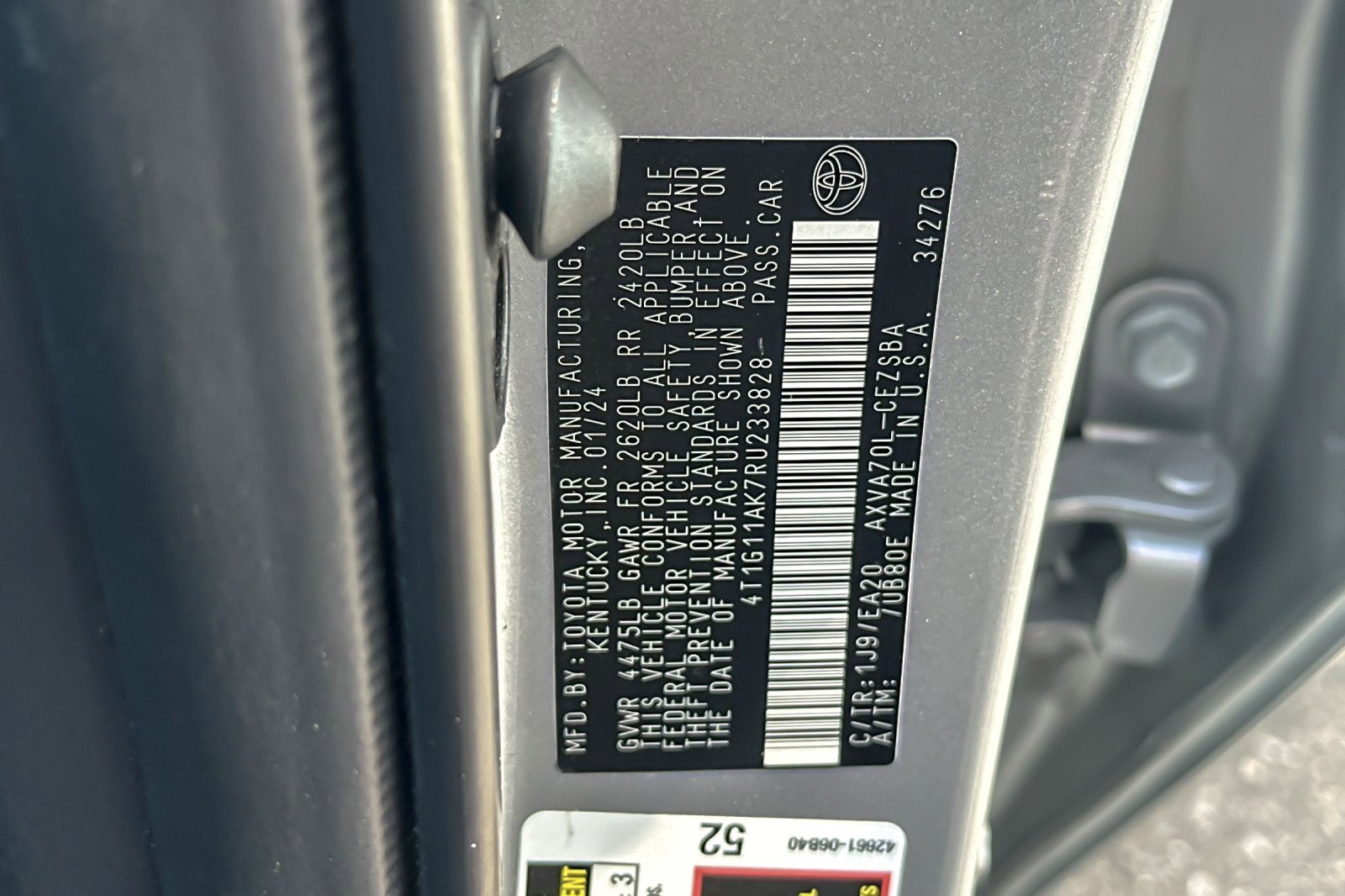 Certified 2024 Toyota Camry SE FWD image 25