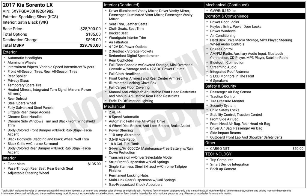 Used 2017 Kia Sorento LX image 26