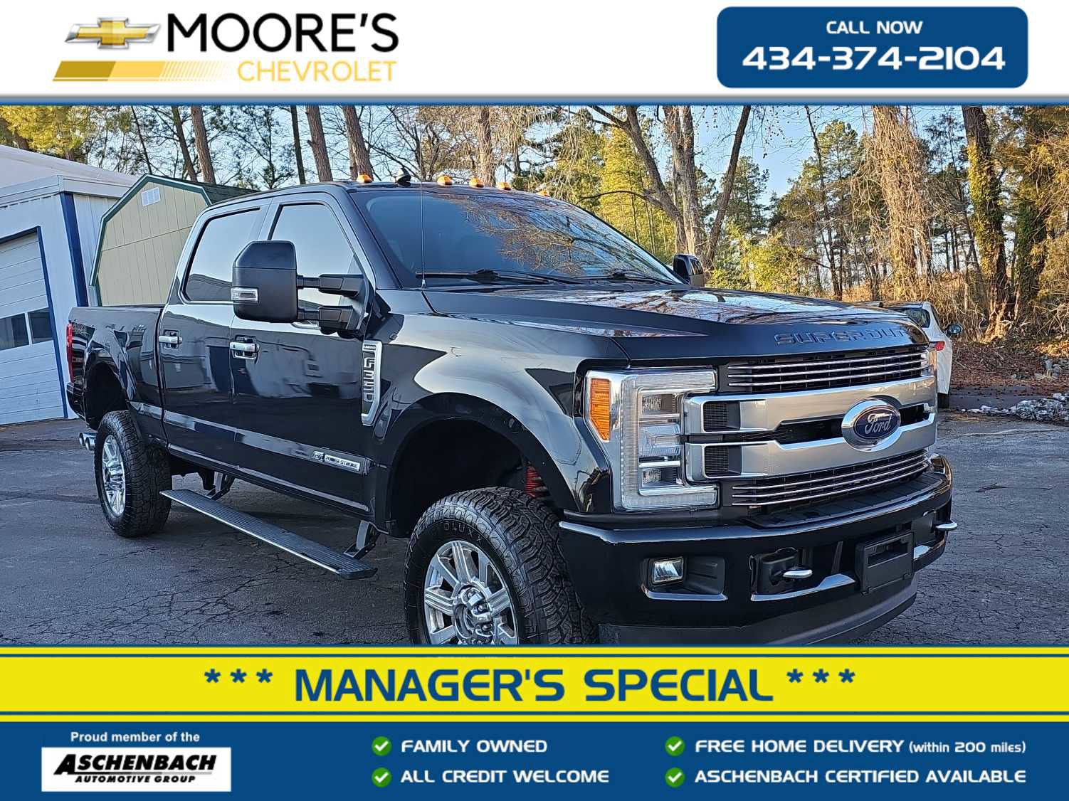 Used 2019 Ford F350 Limited w/ Snow Plow Prep Package