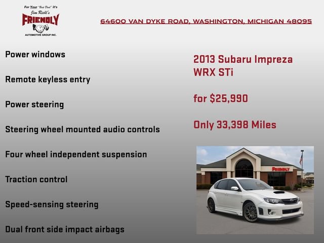 Used 2013 Subaru Impreza WRX STI AWD/4WD image 10