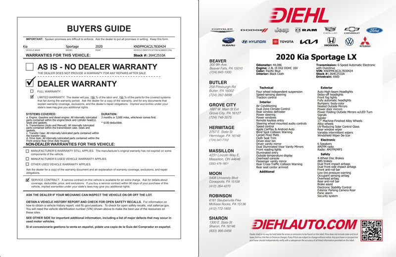 Used 2020 Kia Sportage LX w/ LX Popular Package image 37