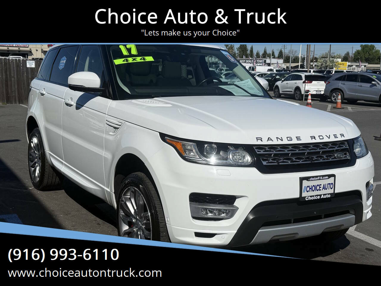 Used 2017 Land Rover Range Rover Sport Autobiography AWD/4WD image 1