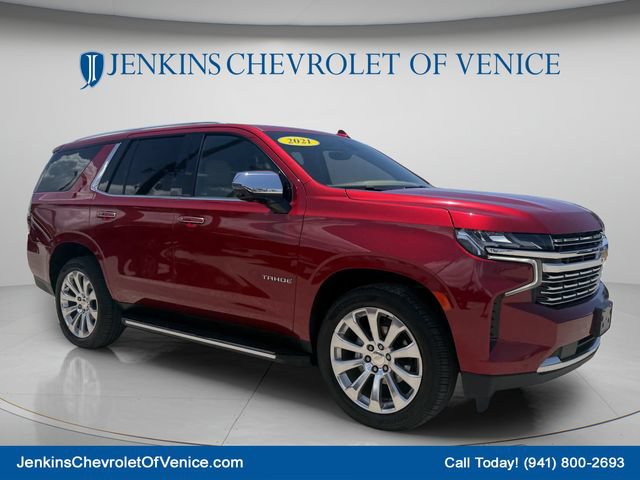 Used 2021 Chevrolet Tahoe Premier w/ Premium Package AWD/4WD image 1