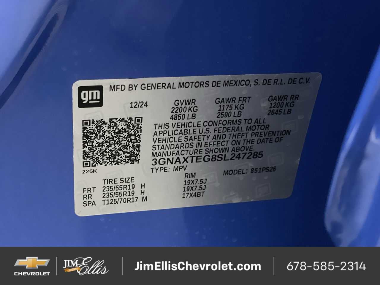 Certified 2025 Chevrolet Equinox RS w/ Safety and Technology Package image 65