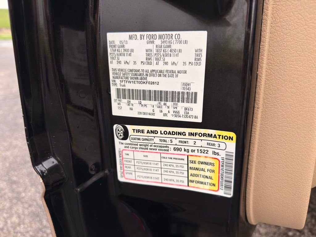 Used 2013 Ford F150 Lariat w/ Luxury Equipment Group AWD/4WD image 17