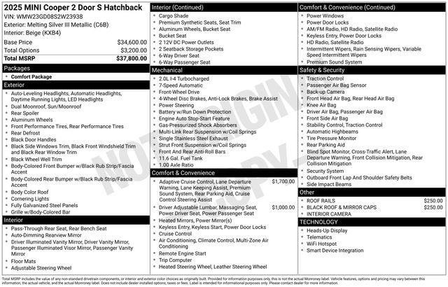 Certified 2025 MINI Cooper S image 37