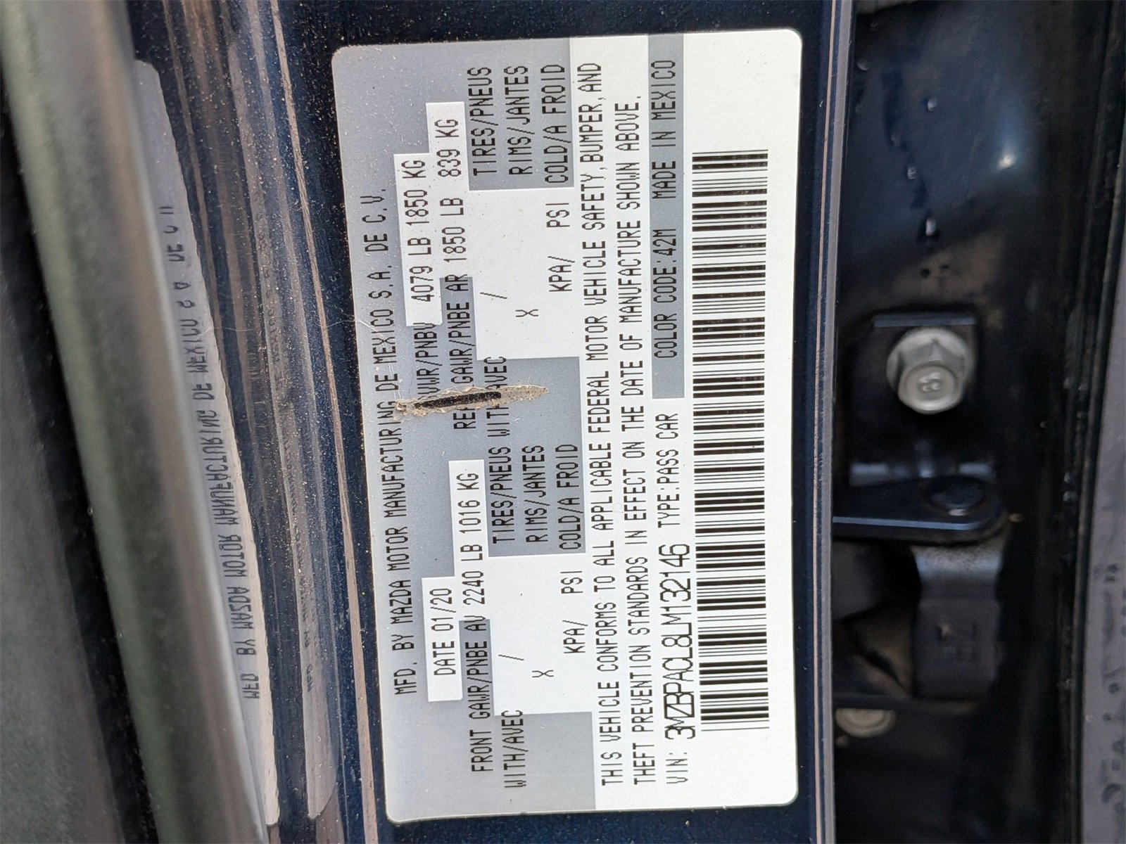 Used 2020 MAZDA MAZDA3 Sedan w/ Select Package image 39