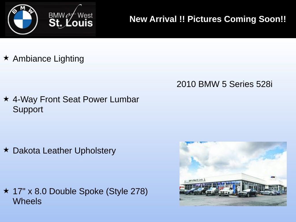 Used 2010 BMW 528i Sedan image 4