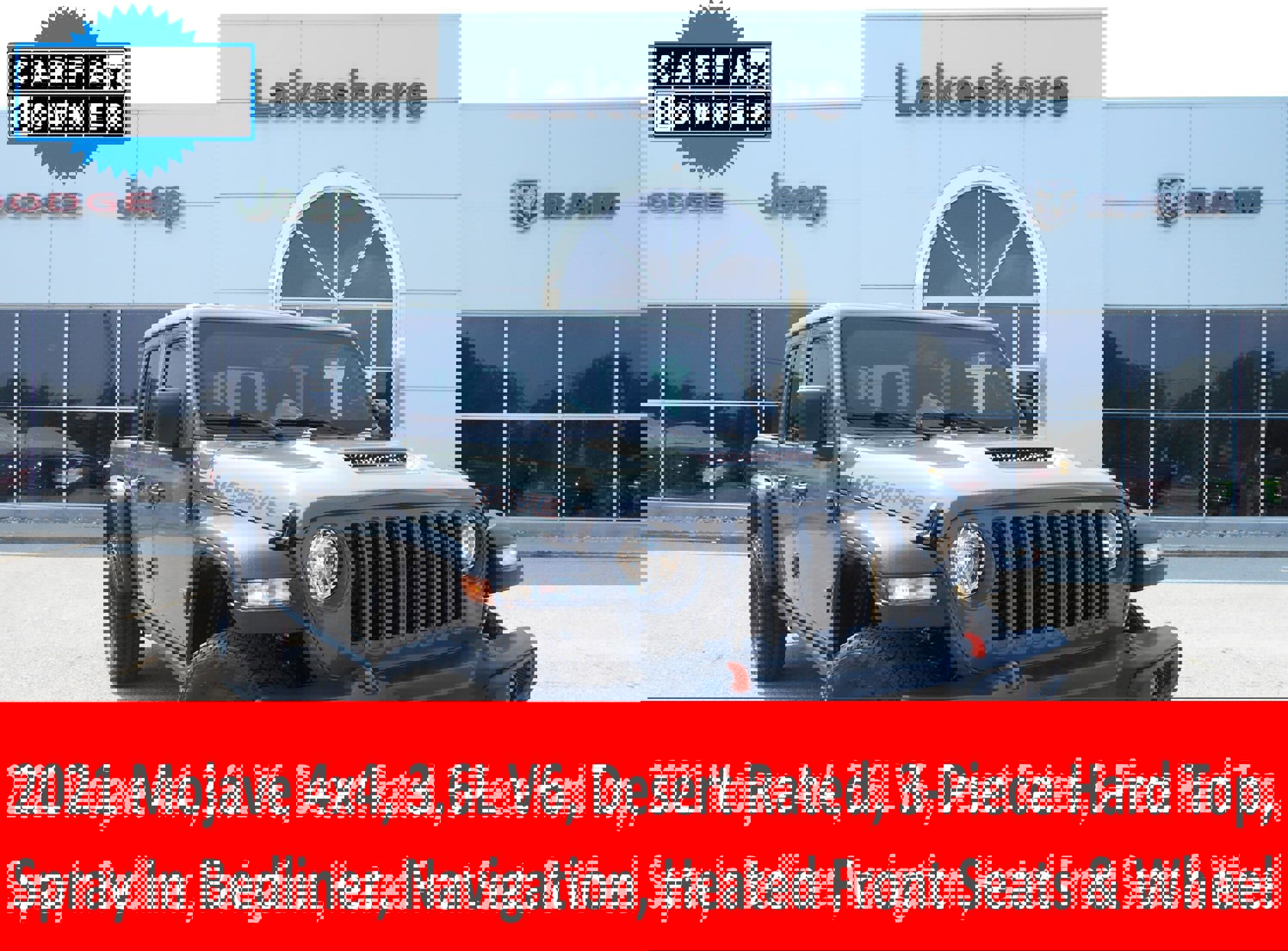 Certified 2021 Jeep Gladiator Mojave