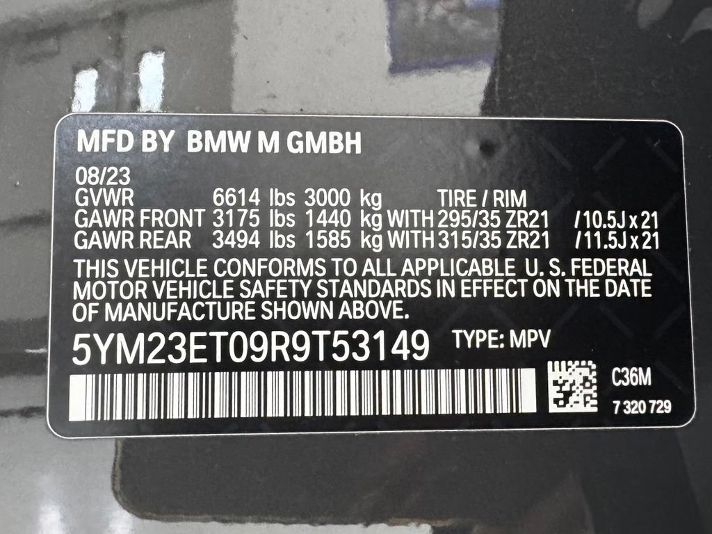 Used 2024 BMW X6 M Competition w/ Executive Package AWD/4WD image 11