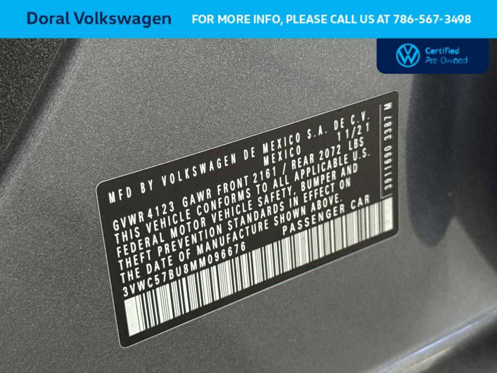 Certified 2021 Volkswagen Jetta S w/ Driver Assistance Package image 29