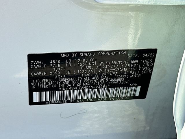 Used 2022 Subaru Outback Limited AWD/4WD image 33