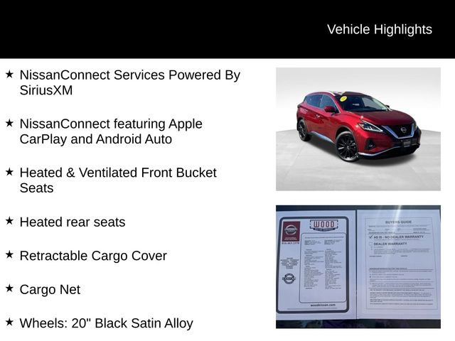 Used 2024 Nissan Murano Platinum w/ Cargo Package image 18