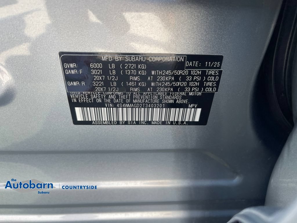 Used 2026 Subaru Ascent Limited AWD/4WD image 30