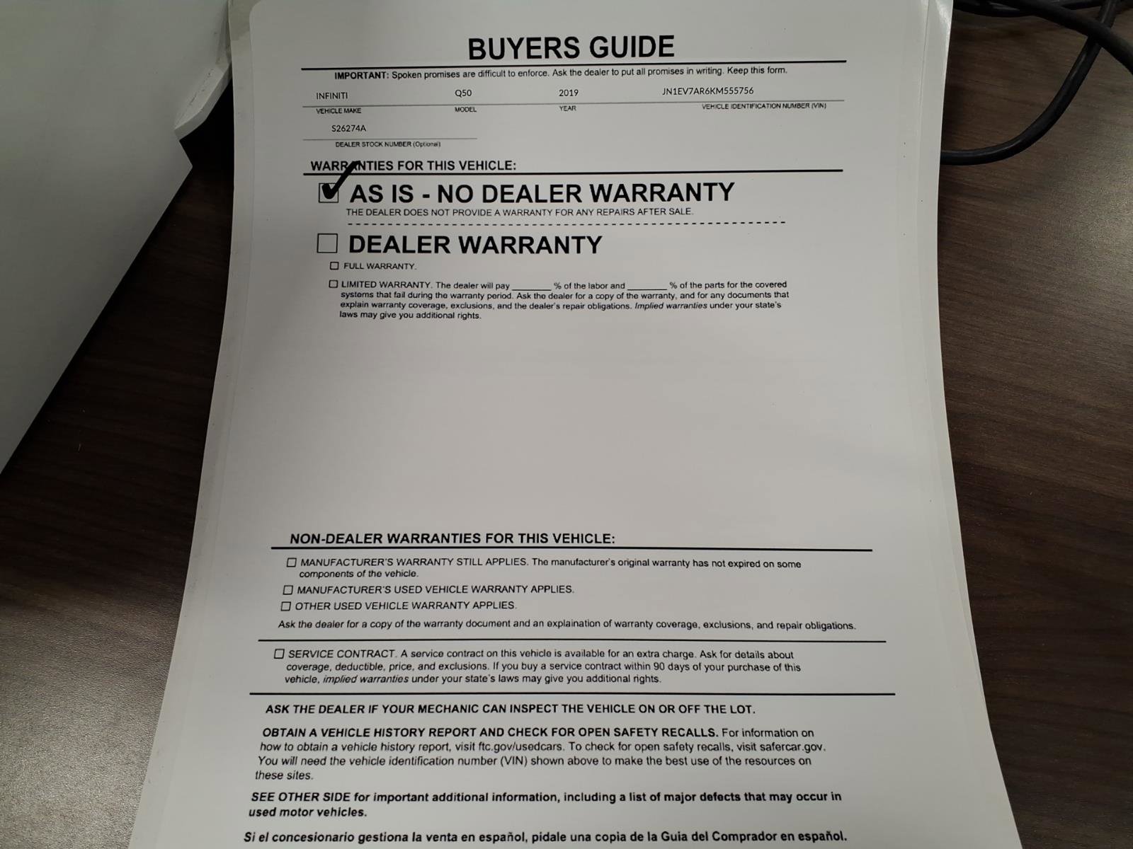 Used 2019 INFINITI Q50 Luxe AWD/4WD image 31