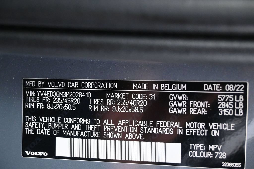Used 2023 Volvo C40 P8 Recharge Ultimate AWD/4WD image 9