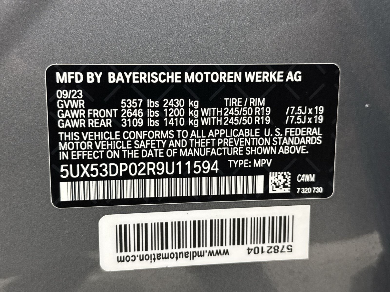 Used 2024 BMW X3 xDrive30i w/ Convenience Package AWD/4WD image 42