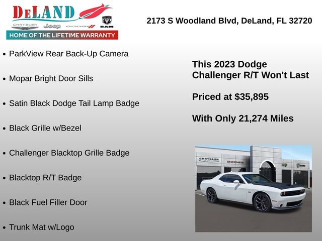 Used 2023 Dodge Challenger R/T w/ Blacktop Package image 19