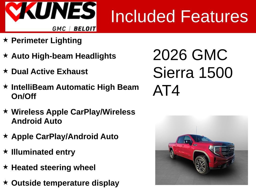 New 2026 GMC Sierra 1500 AT4 w/ AT4 Preferred Package image 3