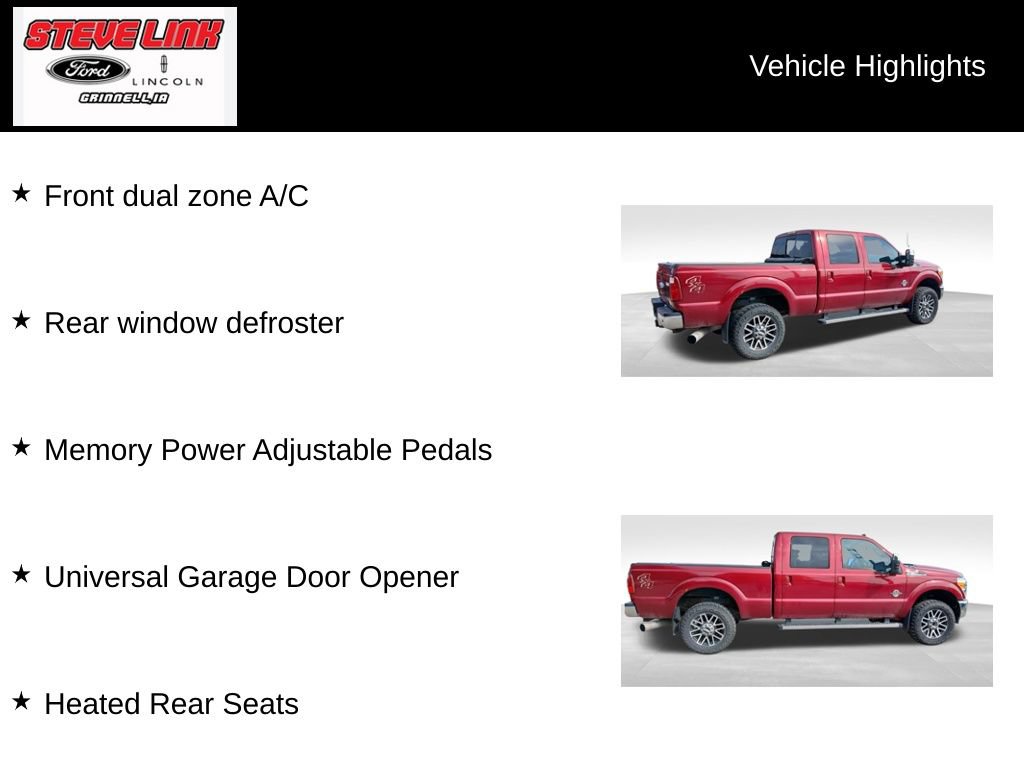Used 2014 Ford F250 Lariat w/ Lariat Ultimate Package AWD/4WD image 28