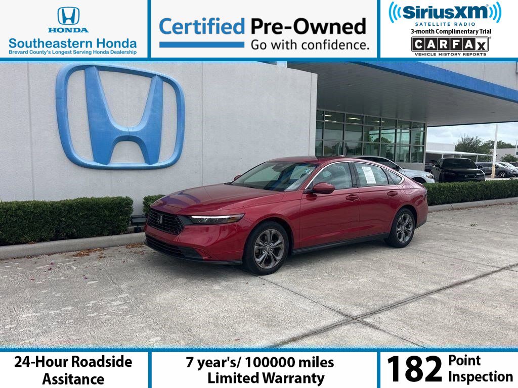 Certified 2024 Honda Accord EX