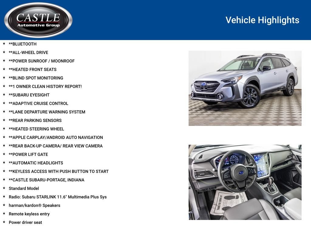 Used 2024 Subaru Outback Onyx Edition AWD/4WD image 3