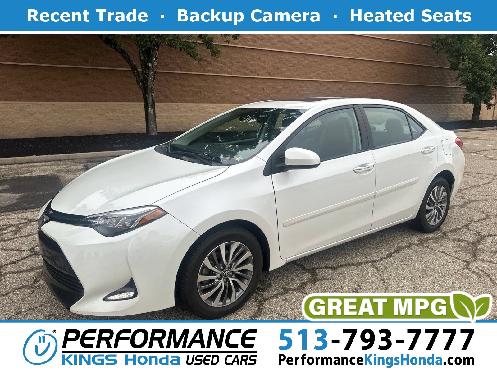 Used 2017 Toyota Corolla XLE w/ Body Protection Package FWD image 1