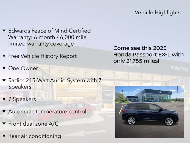 Used 2025 Honda Passport EX-L image 10