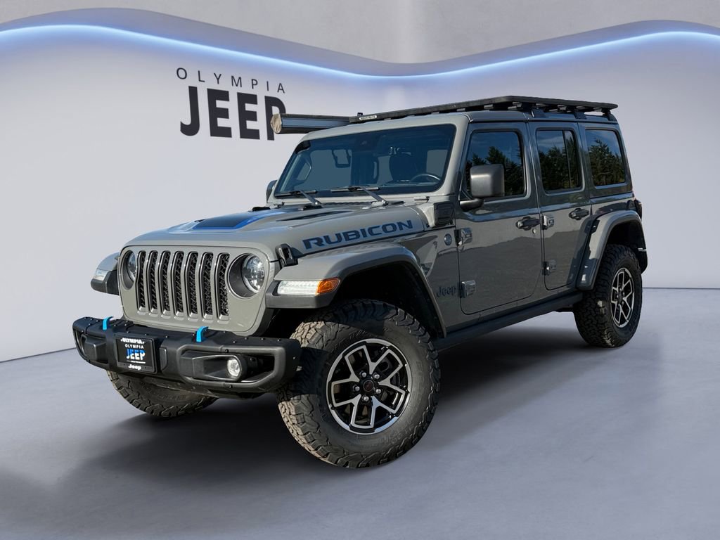 Certified 2023 Jeep Wrangler Unlimited Rubicon 4xe w/ Steel Bumper Group