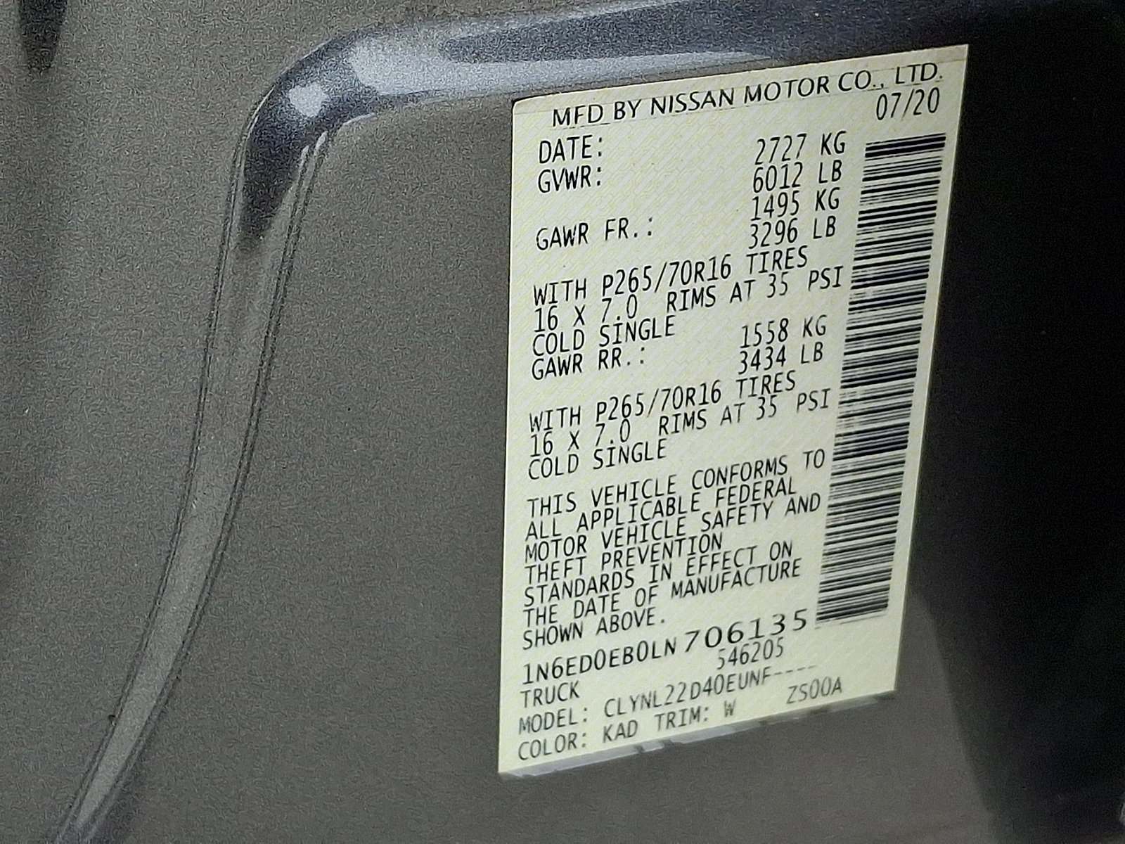 Used 2020 Nissan Frontier SV image 32