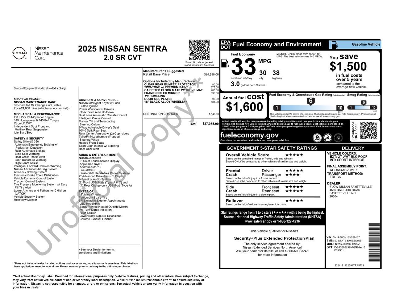 Used 2025 Nissan Sentra SR FWD image 37