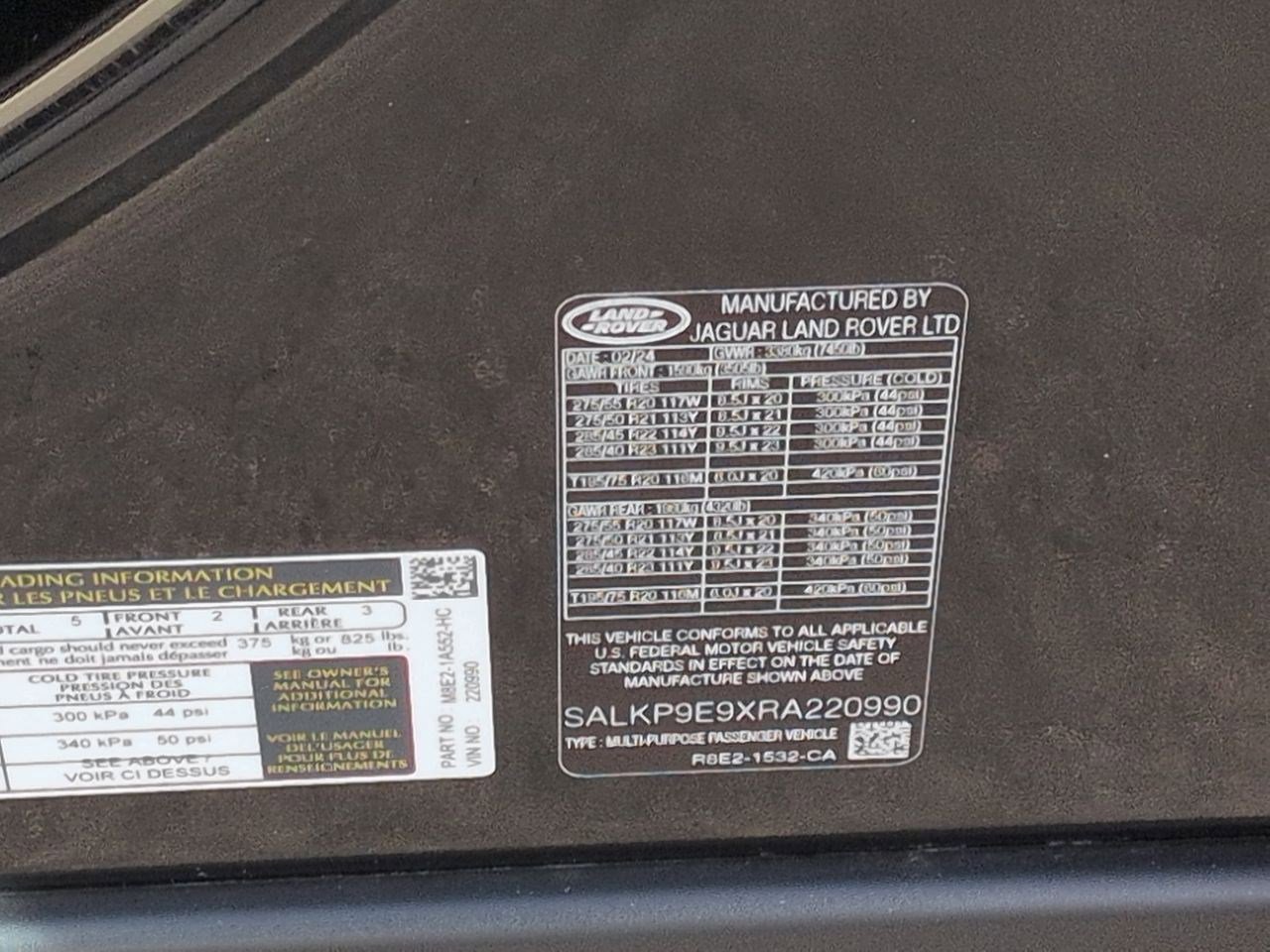 Used 2024 Land Rover Range Rover SE image 29