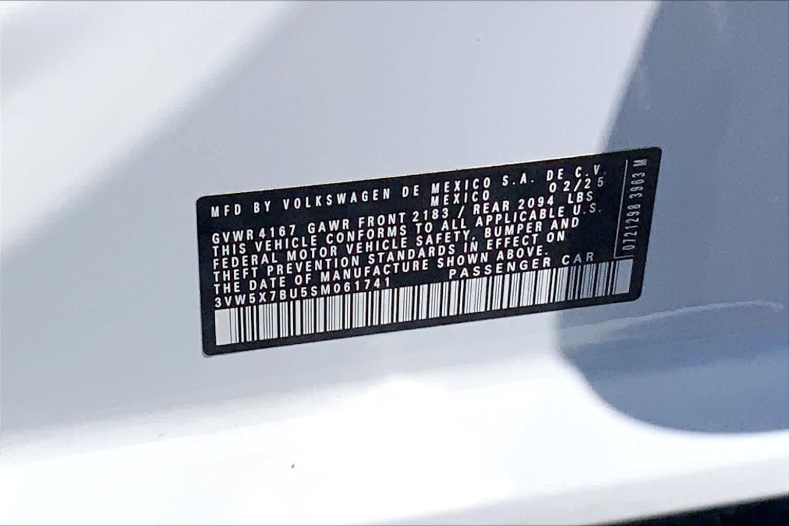 Used 2025 Volkswagen Jetta S FWD image 37