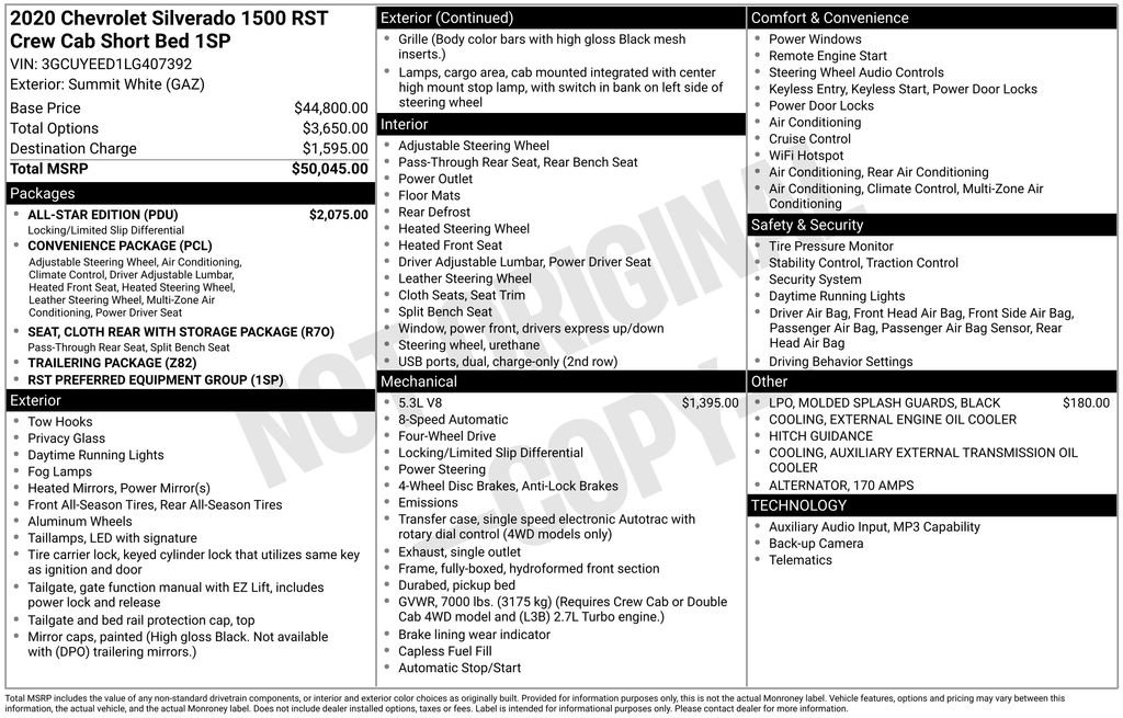Certified 2020 Chevrolet Silverado 1500 RST w/ All-Star Edition AWD/4WD image 42